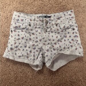 Levi's White and Blue Casual Shorts